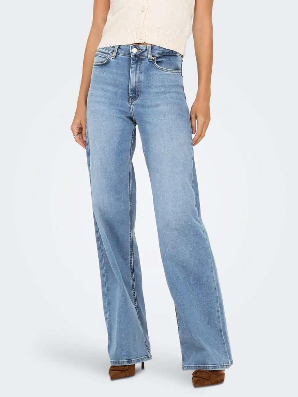 ONLMADISON Taille haute Wide Leg Fit Jeans