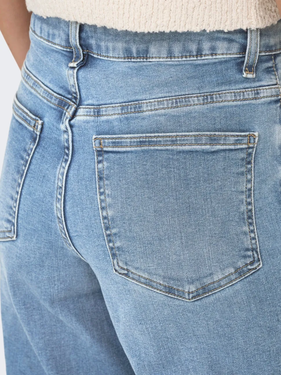 ONLMADISON Taille haute Wide Leg Fit Jeans