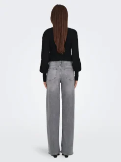 ONLMADISON Taille haute Wide Leg Fit Jeans