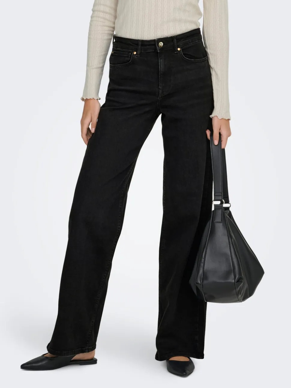 ONLMADISON Taille haute Wide Leg Fit Jeans
