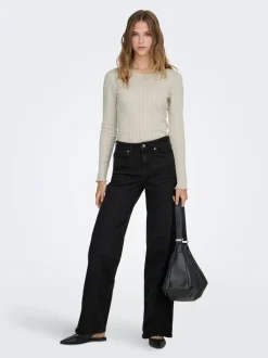 ONLMADISON Taille haute Wide Leg Fit Jeans