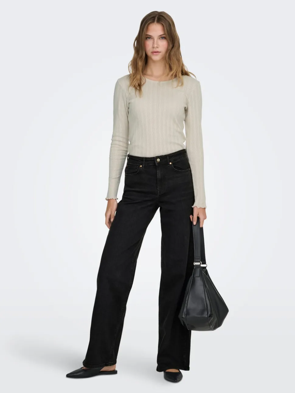 ONLMADISON Taille haute Wide Leg Fit Jeans
