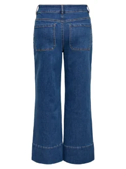 ONLMADISON Taille haute Wide Leg Fit Court Jeans