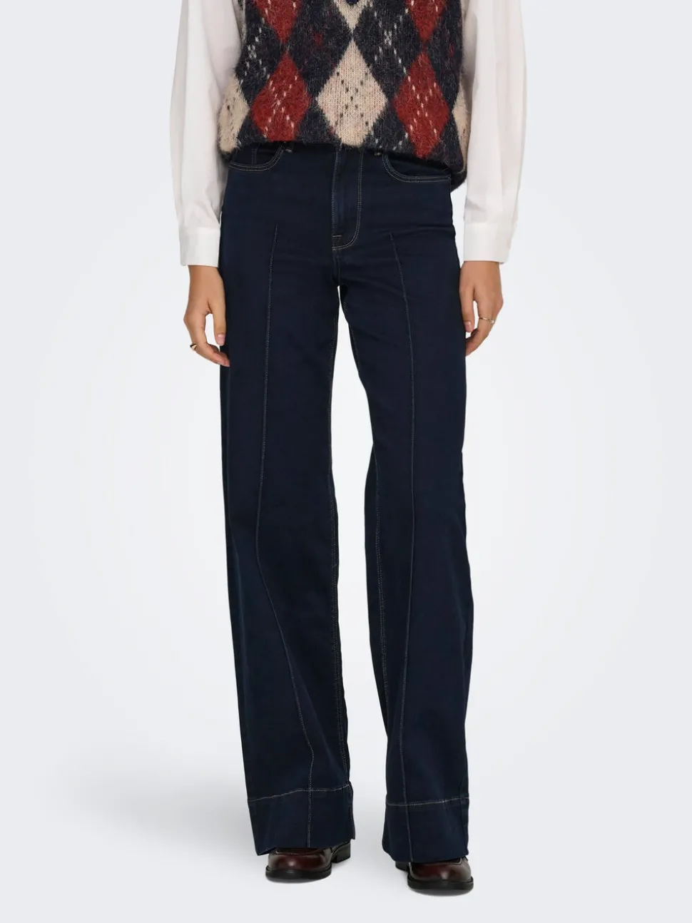 ONLMADISON Taille haute Wide Leg Fit Jeans