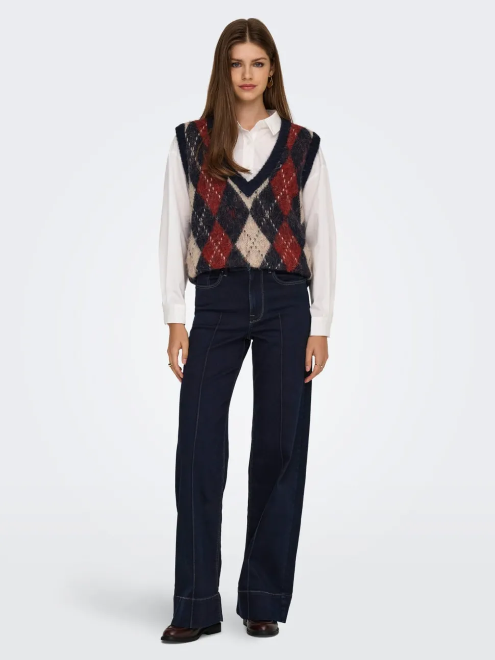 ONLMADISON Taille haute Wide Leg Fit Jeans