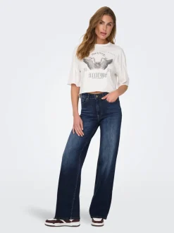 ONLMADISON Taille haute Wide Leg Fit Jeans