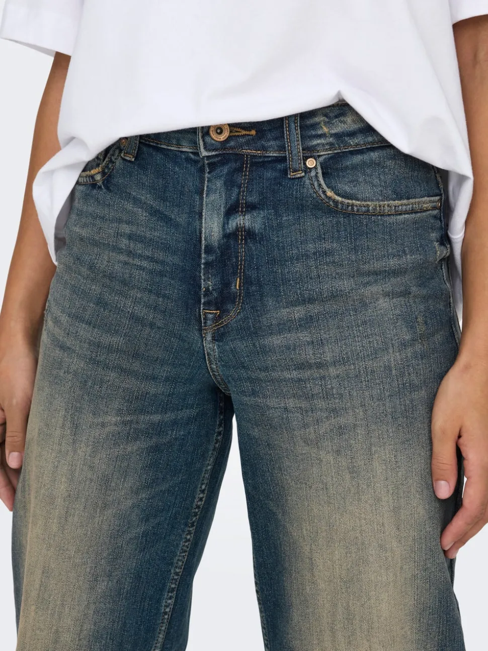 ONLMADISON Taille haute Wide Leg Fit Jeans