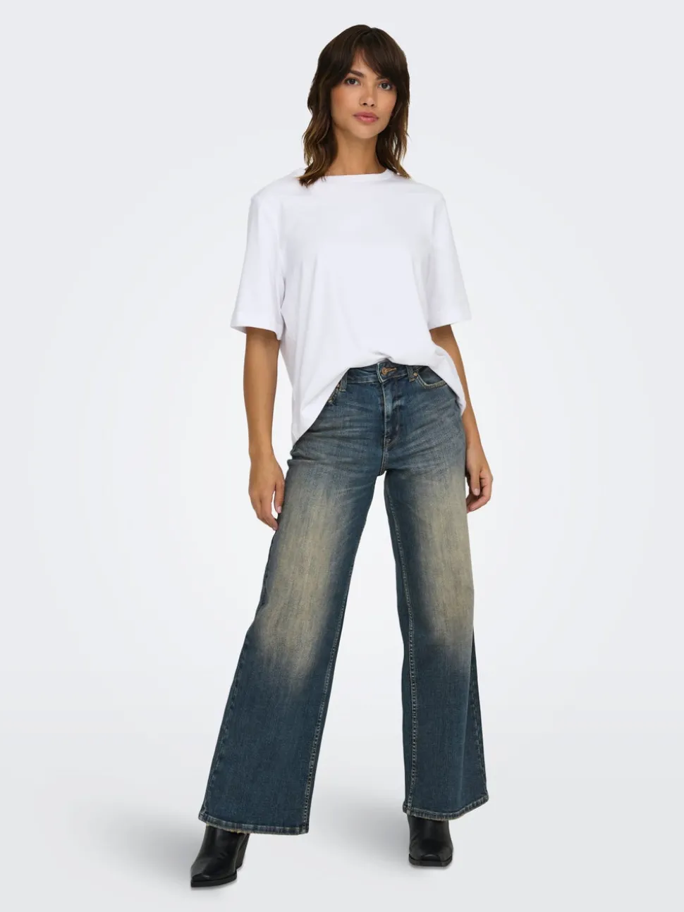 ONLMADISON Taille haute Wide Leg Fit Jeans