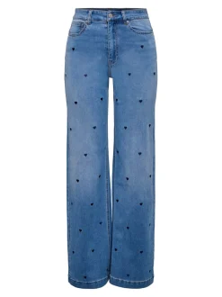 ONLMADISON-ROYAL Taille haute Wide Leg Fit Jeans