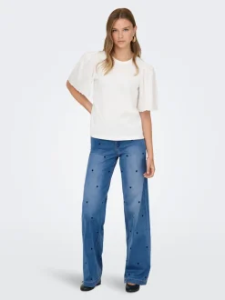 ONLMADISON-ROYAL Taille haute Wide Leg Fit Jeans
