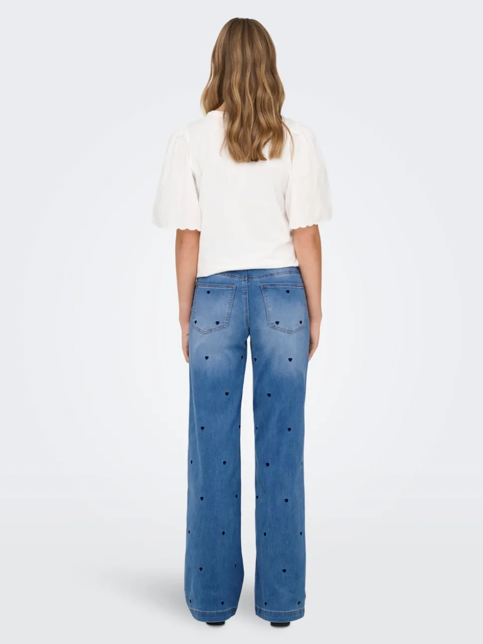 ONLMADISON-ROYAL Taille haute Wide Leg Fit Jeans