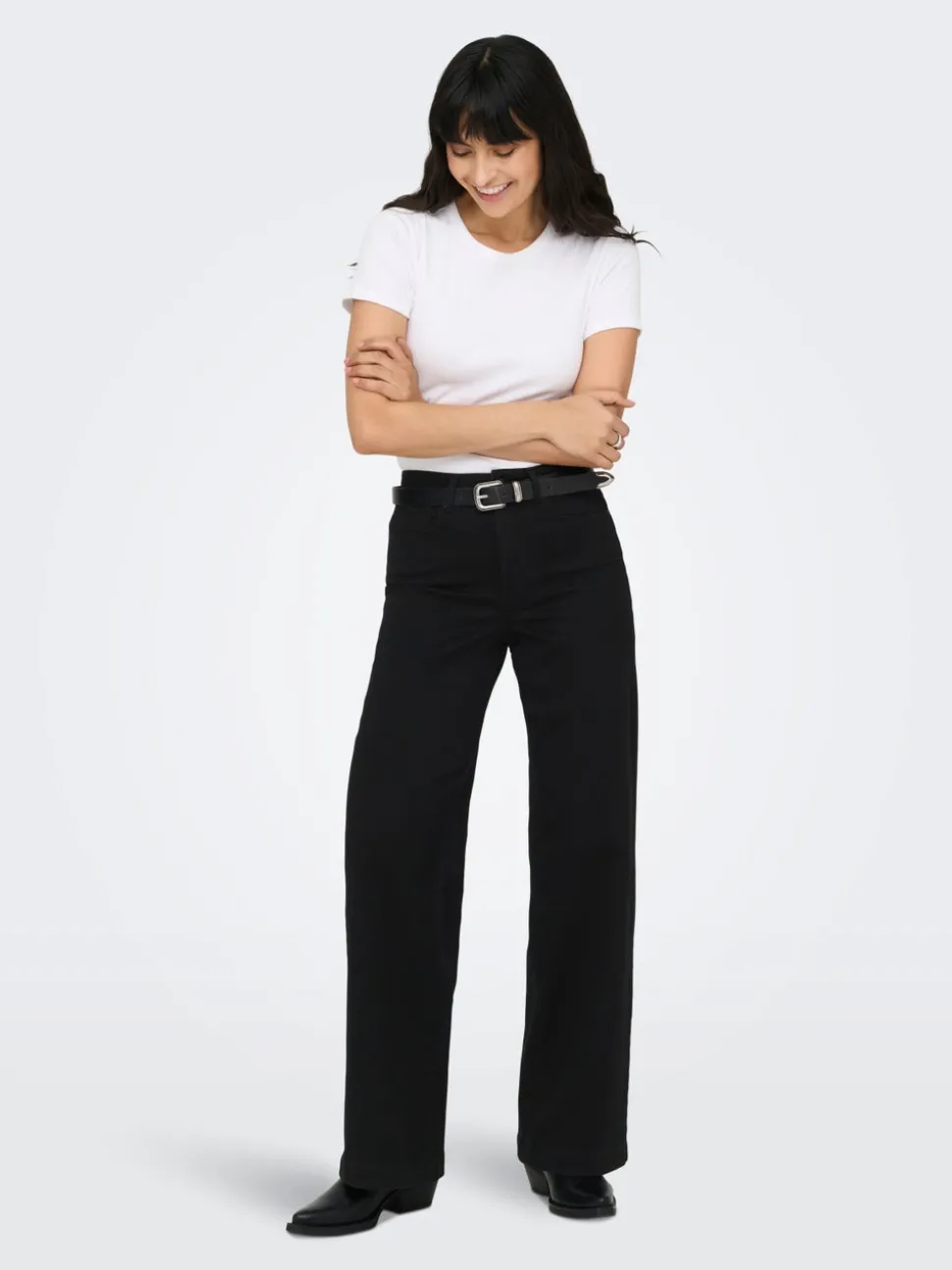 ONLMADISON-ROYAL Taille haute Wide Leg Fit Jeans