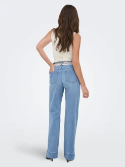 ONLMADISON Taille haute Wide Leg Fit Jeans
