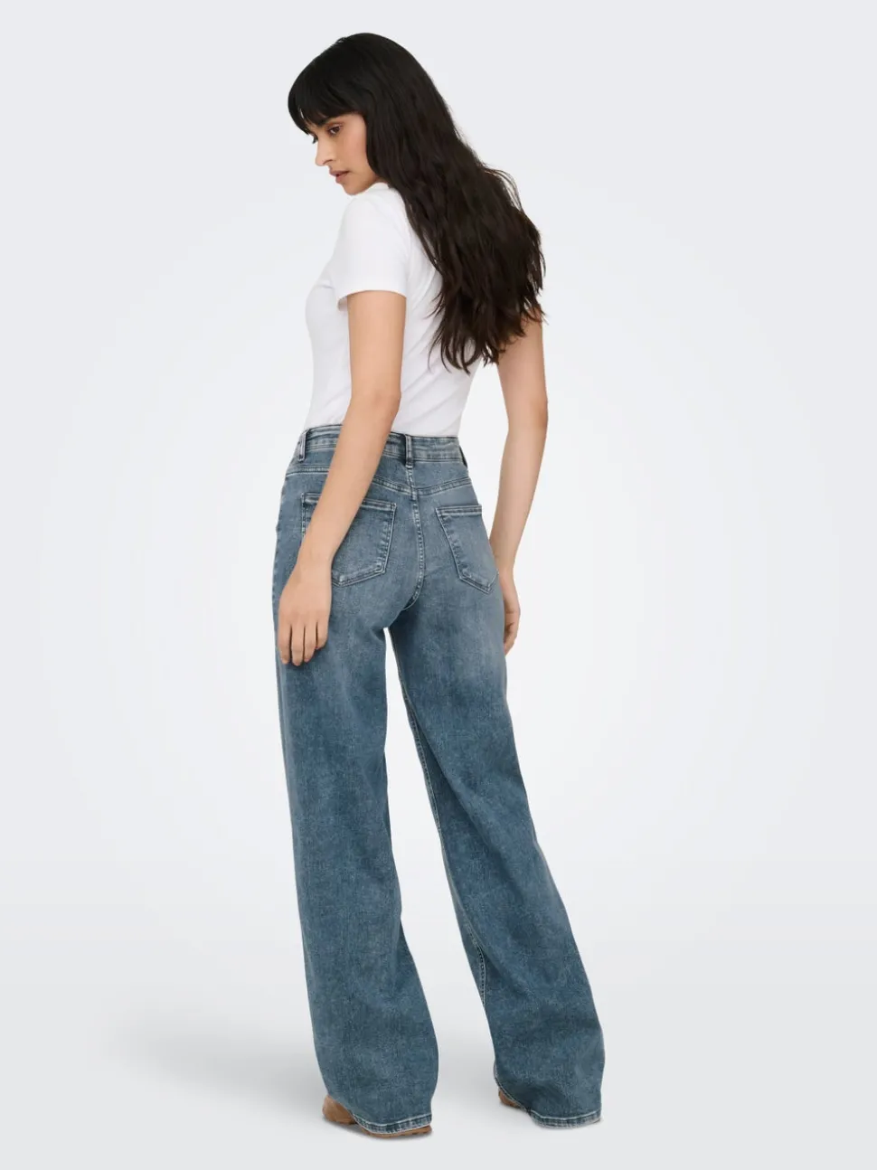 ONLMADISON Taille haute Wide Leg Fit Jeans