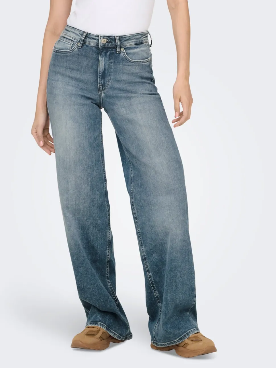 ONLMADISON Taille haute Wide Leg Fit Jeans