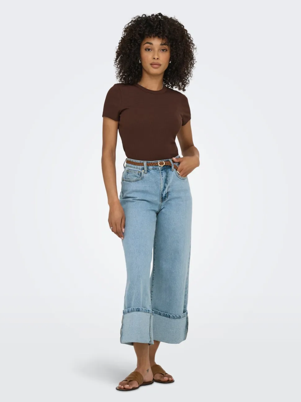 ONLMADISON Taille haute Wide Leg Fit Jeans