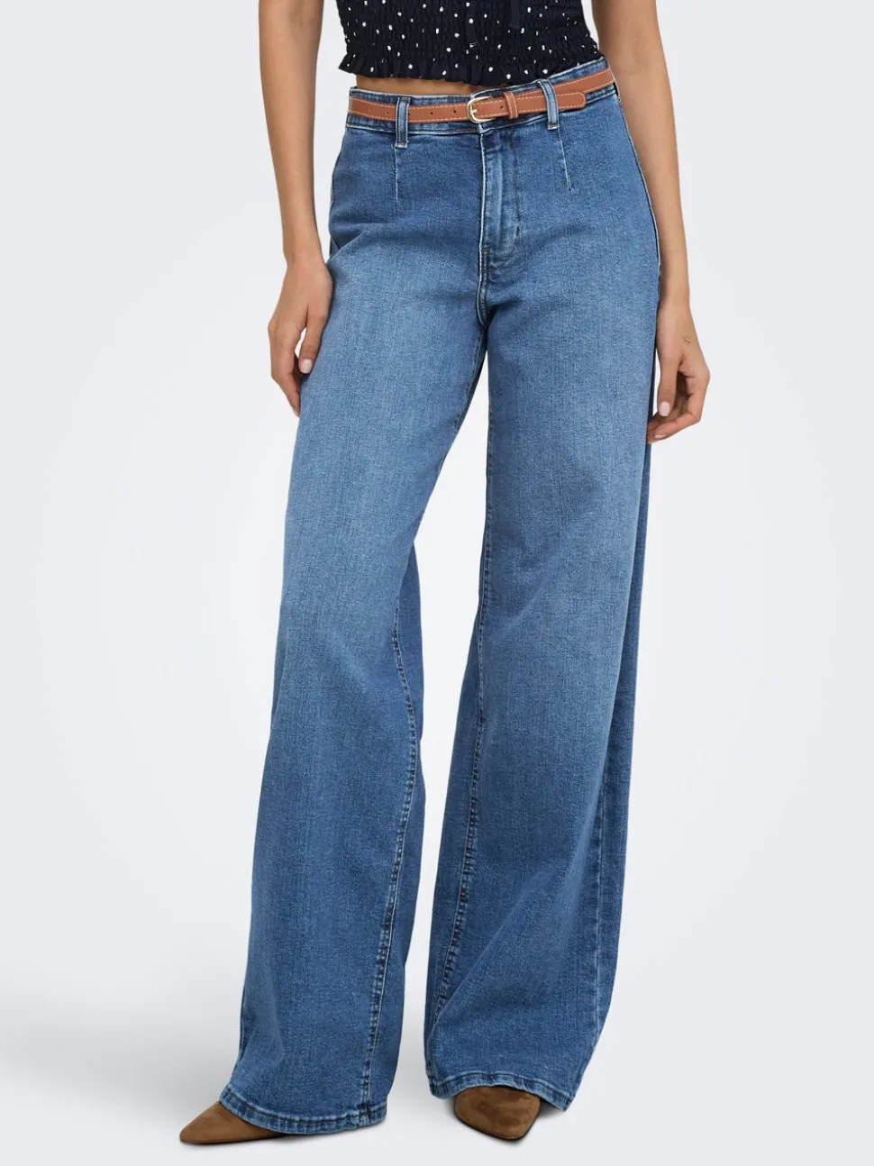 ONLMADISON Taille haute Wide Leg Fit Jeans