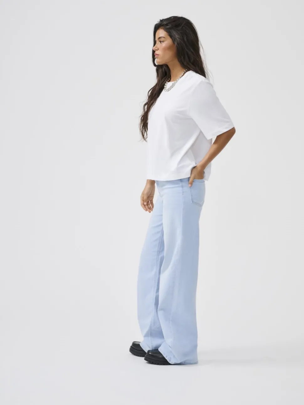 ONLMADISON Taille haute Wide Leg Fit Jeans