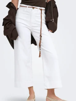 ONLMADISON Taille haute Wide Leg Fit Court Jeans