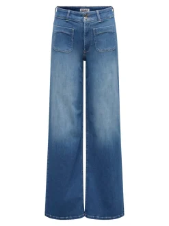 ONLMADISON Taille haute Wide Leg Fit Jeans