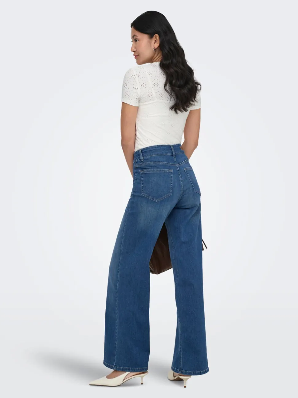 ONLMADISON Taille haute Wide Leg Fit Jeans
