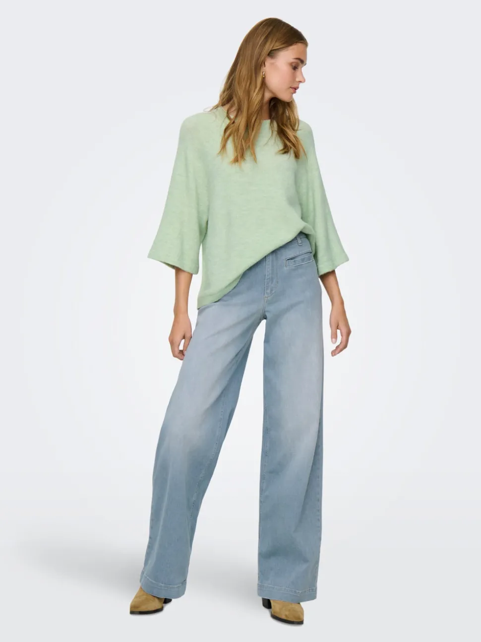 ONLMADISON Taille haute Wide Leg Fit Jeans