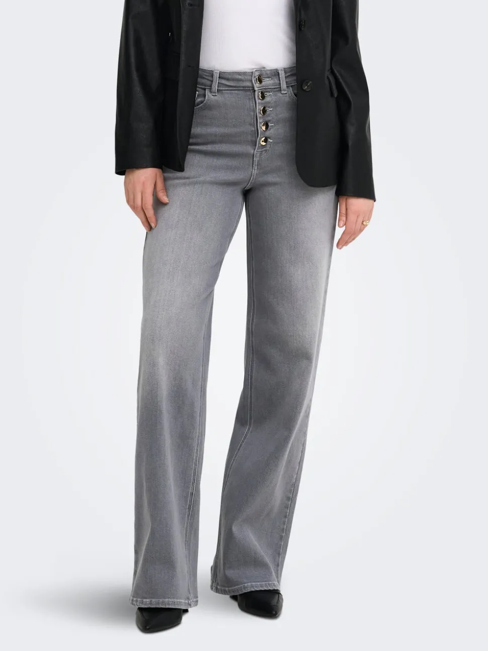 ONLMADISON Taille moyenne Wide Leg Fit Jeans