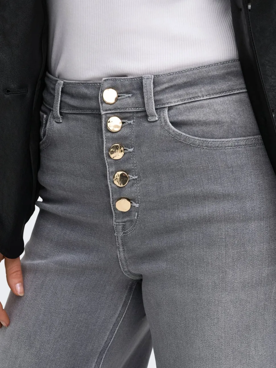 ONLMADISON Taille moyenne Wide Leg Fit Jeans