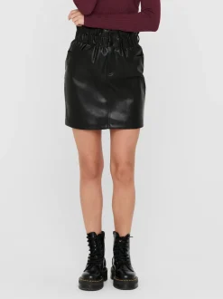 ONLMAIYA-MIRI mini-jupe en simili cuir