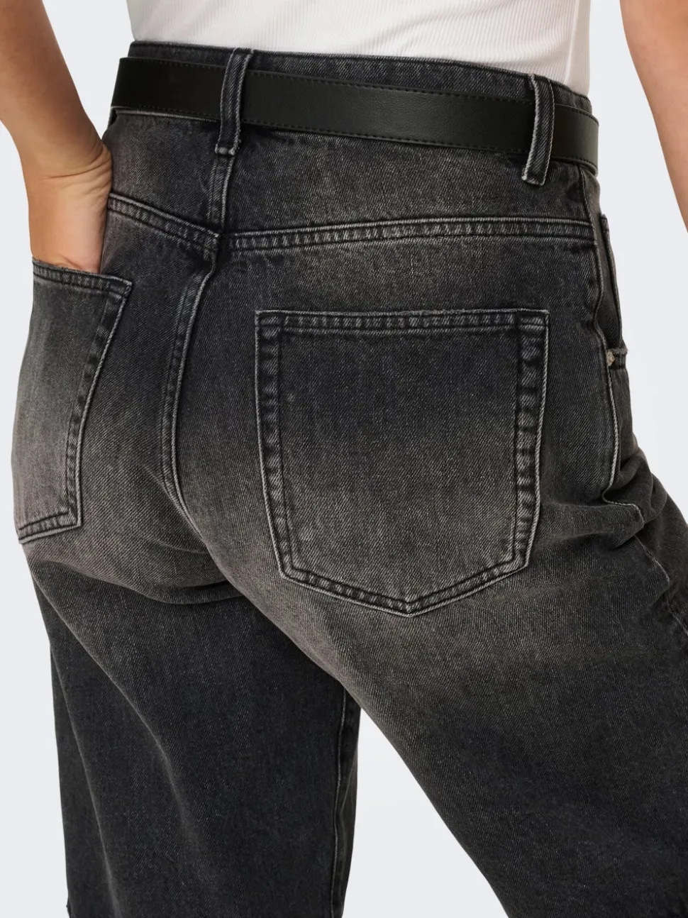 ONLMATE Taille moyenne Baggy Fit Short en denim