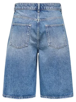 ONLMATE Taille moyenne Baggy Fit Short en denim