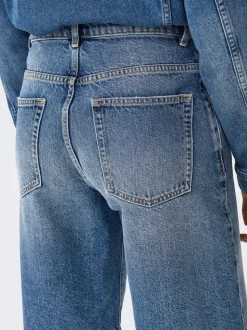 ONLMATE Taille moyenne Baggy Fit Short en denim