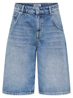 ONLMATE Taille moyenne Baggy Fit Short en denim