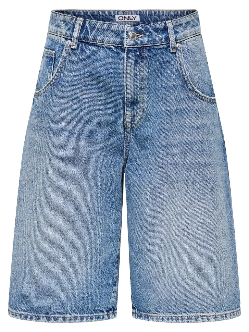 ONLMATE Taille moyenne Baggy Fit Short en denim