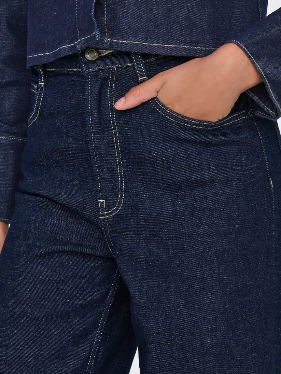 ONLMERCER Taille haute Wide Leg Fit Jeans