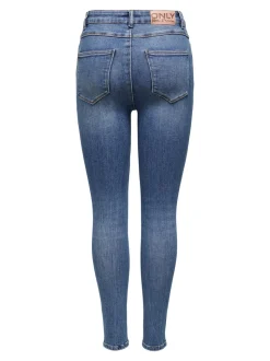 ONLMILA Taille haute Skinny Fit Longueur cheville Jeans