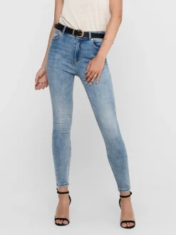 ONLMILA Taille haute Skinny Fit Longueur cheville Jeans