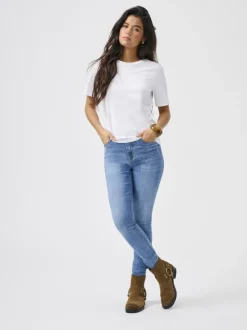 ONLMILA Taille haute Skinny Fit Longueur cheville Jeans