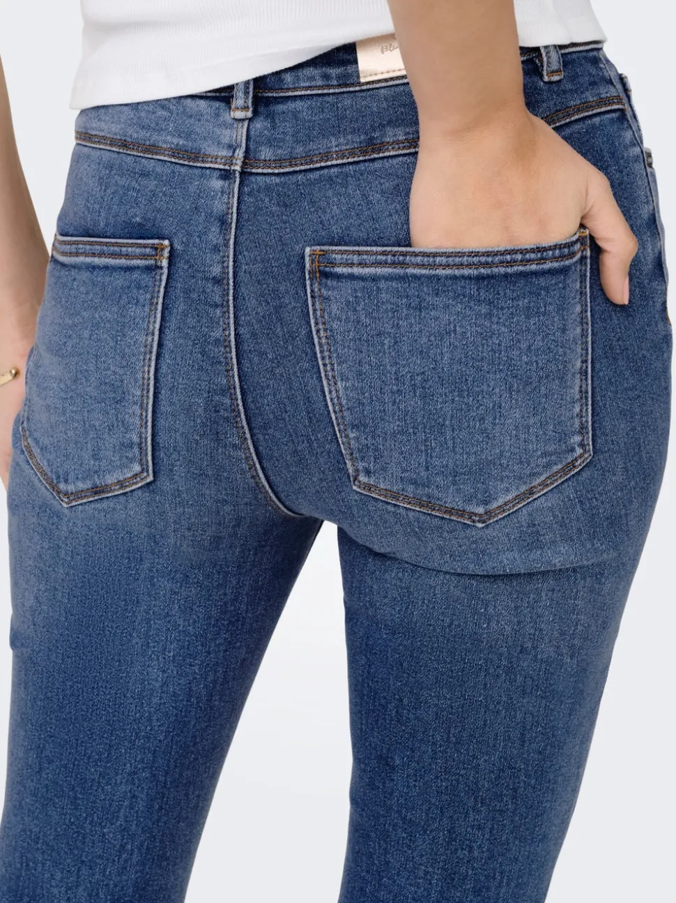 ONLMILA Taille haute Skinny Fit Longueur cheville Jeans