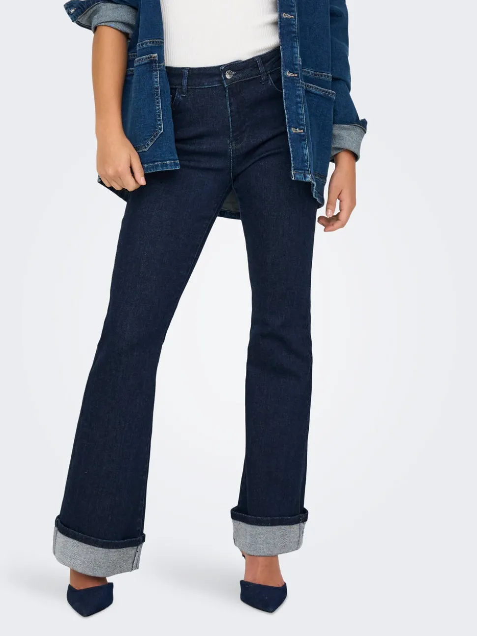 ONLMILA Taille moyenne Flared Fit Jeans
