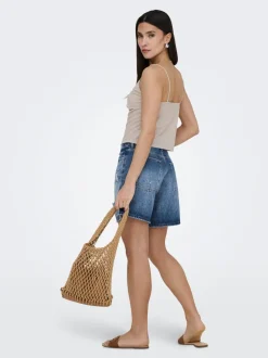 ONLMILTON Taille moyenne Regular Fit Short en denim