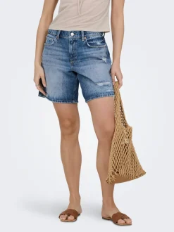 ONLMILTON Taille moyenne Regular Fit Short en denim
