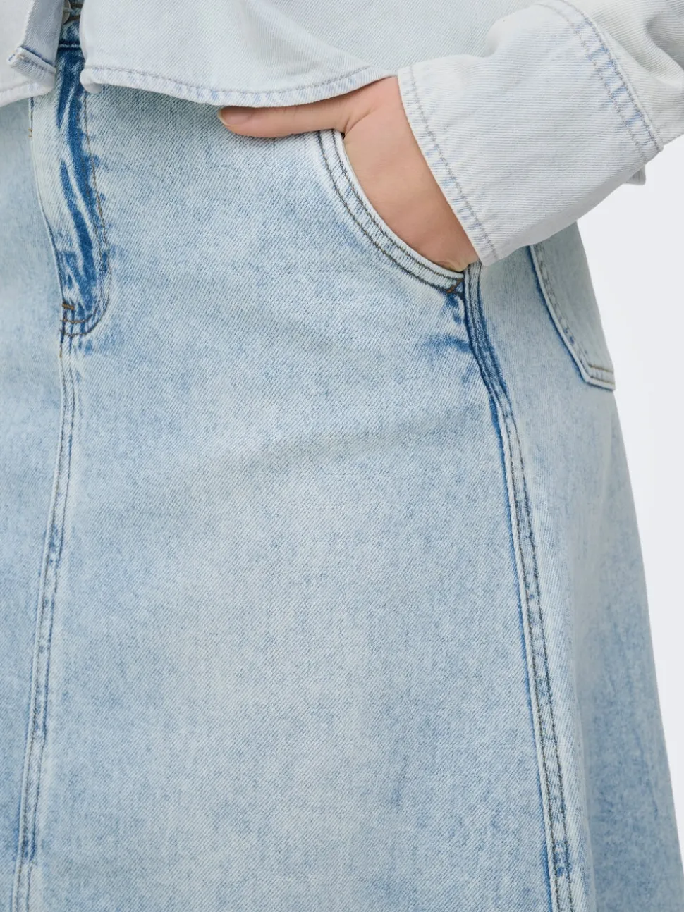 ONLMINDY Jean Jupe en denim Jupe longue