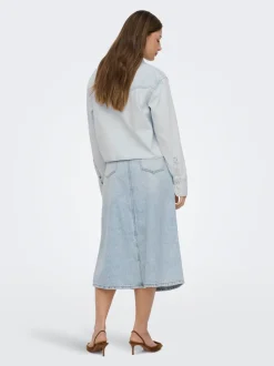 ONLMINDY Jean Jupe en denim Jupe longue