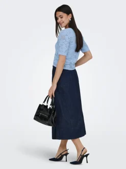 ONLMINDY Jean Jupe en denim Jupe longue