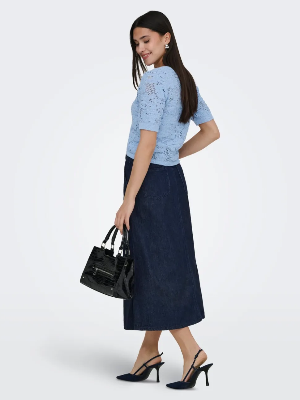 ONLMINDY Jean Jupe en denim Jupe longue