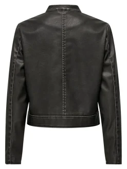ONLMINDY Veste en cuir synthétique