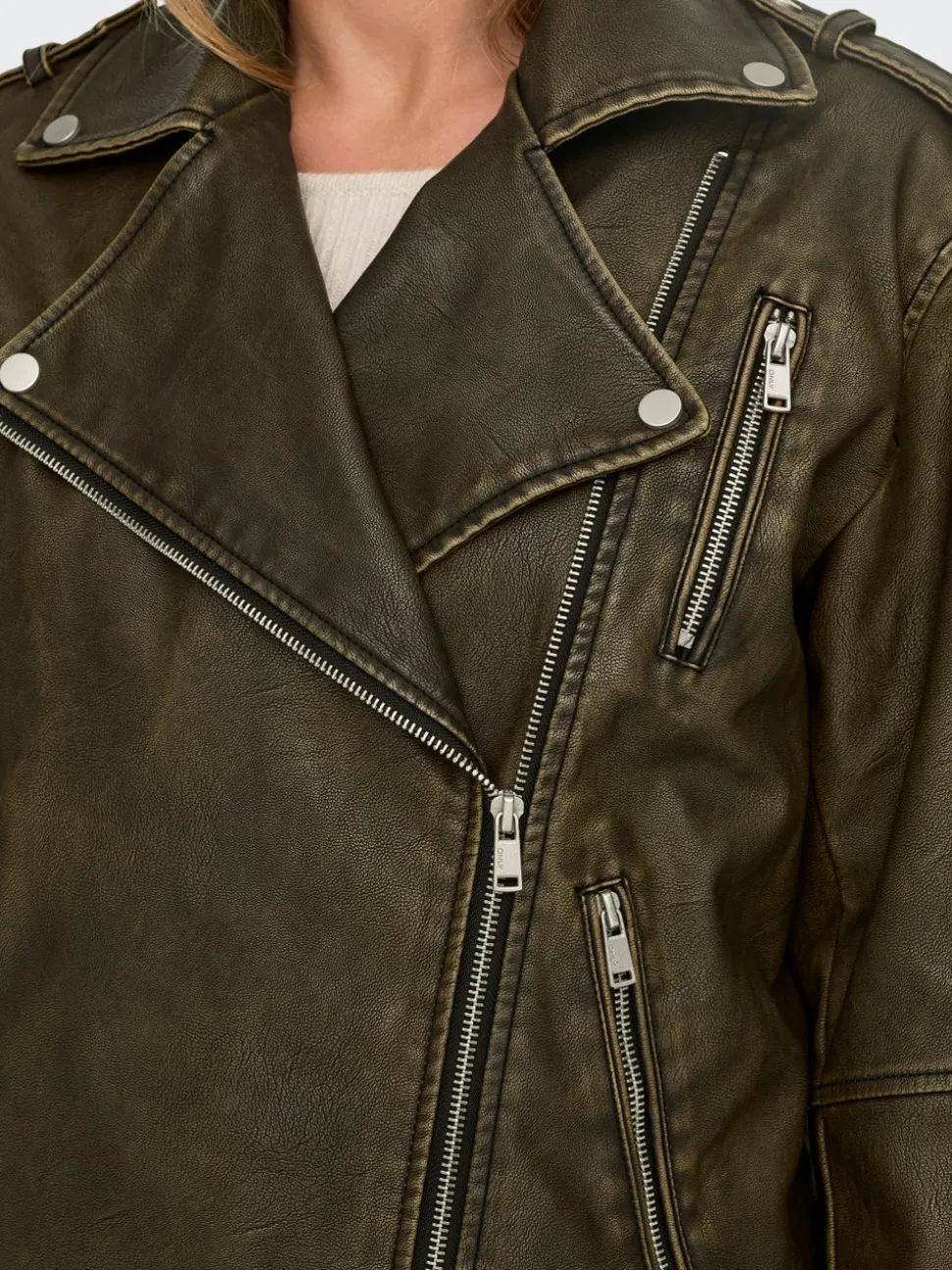 ONLMONTANA Veste en similicuir