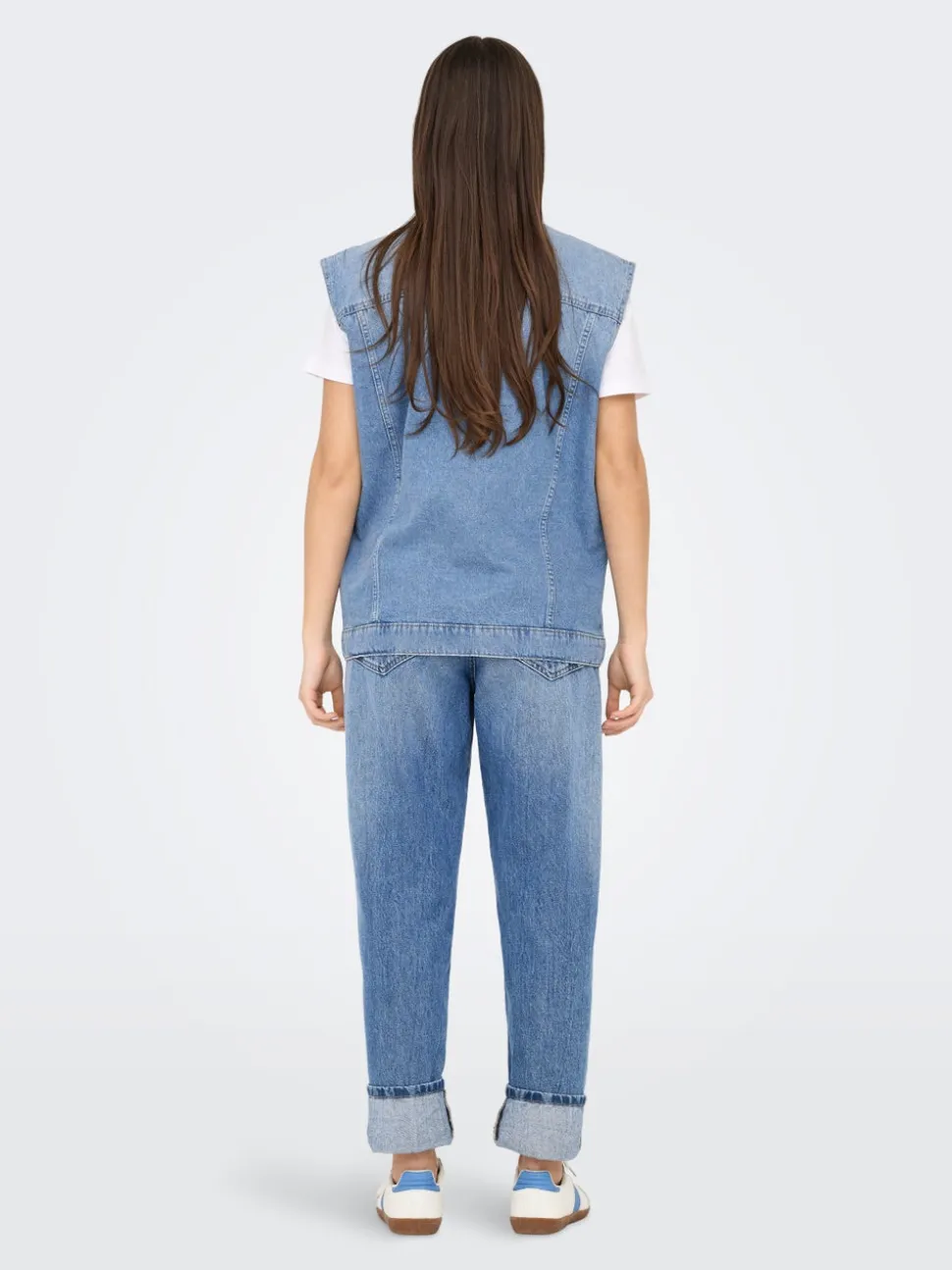ONLMYRNA Veste en jean sans manches