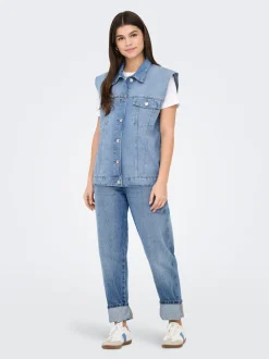 ONLMYRNA Veste en jean sans manches